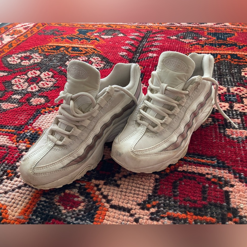 Nike Air Max 95 LE Phantom Metallic Bronze White 310830-015 Youth 5.5 Womens 7